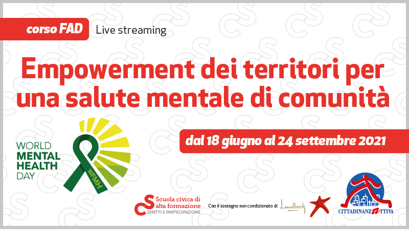 empowerment dei territori per una salute mentale di comunita logo